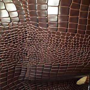 Cuir véritable de style exotique, matériau imprimé uni de haute qualité pour sacs à main, chaussures, ceintures, portefeuilles, décoration et fournitures de bricolage - Product Image 2