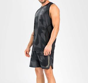 Camiseta sin mangas personalizada para hombre, de algodón transpirable de secado rápido, servicio OEM, camisetas sin mangas para hombre a precio económico. - Product Image 1