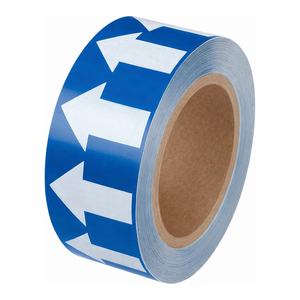 Ruban de marquage de tuyaux flexible Brady avec flèches pour l'identification des tuyaux intérieurs/extérieurs - Product Image 2