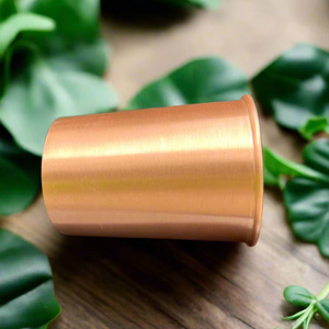 Copper <b>glasses</b> premium kitchen essentials metal tumblers for <b>water</b> juice cocktail use durable reusable dining drinkware - Product Image 1