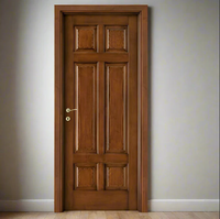 Portes Classiques en Bois Massif avec Cadres Isolés Thermiquement et Acoustiquement, Étanches pour Chambre, Couloir, Extérieur, Intérieur, Salle à Manger, Sous-sol, Villa, Entrepôt