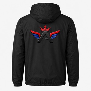 Veste coupe-vent pour homme, vêtements d'extérieur personnalisés de qualité supérieure, veste coupe-vent pour homme conçue avec un tissu léger et résistant au vent - Product Image 3