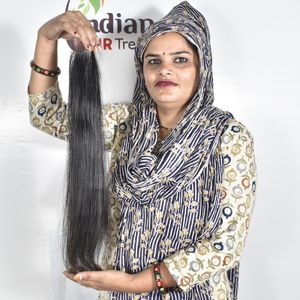 ผมแท้แบบอินเดีย Remy สำหรับผู้หญิง ขายส่ง 100%  แบบ HD 6*6 Closure ตรง สีดำธรรมชาติ เนียนนุ่ม  จัดเรียงเส้นผมอย่างดี ต่อผมแบบ Double Extension ด้วยเครื่องจักร - Product Image 5