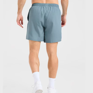 Shorts de sport personnalisés en gros, entrejambe 7 pouces, 100 % polyester, légers, pour l'entraînement et la gym, pour hommes - Product Image 2