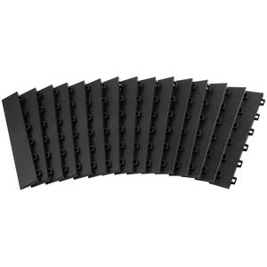 Kit di Bordi Modulari per Pavimenti da Garage Femminile, 15 Pezzi, Robusto, Antiscivolo, Facile da Montare, Accessori per Pavimentazione - Product Image 1
