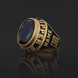 Bague d'École BOJ 014 Personnalisée en Argent et Diamant, Bague de Diplôme Universitaire Unisexe, Cadeau pour Fêtes et Occasions Spéciales, Prix Bas - Product Image 5