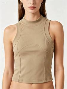 Chaleco Deportivo Holgado Personalizado para Mujer, Transpirable, Espalda Cruzada, Top de Yoga, Camiseta sin Mangas Refrescante para Entrenamiento y Gimnasio - Product Image 2