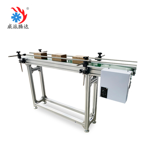 Yeni <span class=keywords><strong>Mini</strong></span> PVC/PU bant konveyör ile kılavuz raylar otomatik küçük paslanmaz çelik/alüminyum konveyör bant makinesi ayarlanabilir hız - Product Image 2