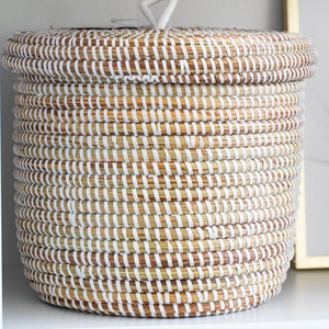 Cesta de Lavandería Ligera de Pasto Marino, Hecha a Mano, Almacenamiento para el Hogar de Uso Diario, Fabricante al por Mayor, Sostenible de Vietnam - Product Image 4