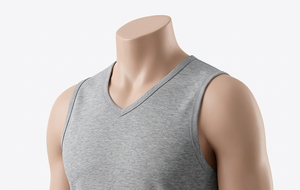 Men's Grey <b>Mesh</b> Tank Top Crew Neck Sleeveless Breathable Regular Fit All Seasons Solid Color 100% Polyester Basketball Apparel - Product Image 2