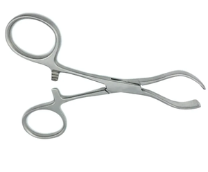 Pinzas para Toallas Backhaus, Pinzas de Sutura, Instrumentos Dentales Manuales de Acero Inoxidable, Personalizables, Uso Dental Profesional, en Venta - Product Image 3