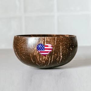 Tazón Ecológico de Cáscara de Coco Impreso en 3D, Ligero, Estilo Americano, Regalo Único para el Día de la Independencia, 4 de Julio - Product Image 3