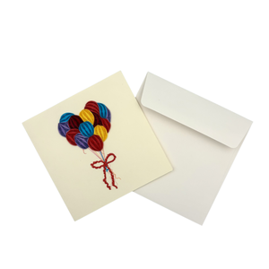<b>Heart</b>-Shaped Quilling Card <b>Balloons</b> Decoration Paper Craft Colorful Rainbow Guitar Theme Home Decor Customized Pattern Paper - Product Image 4
