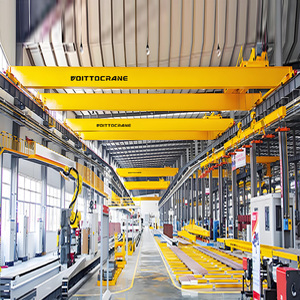 Nhà máy thép ứng dụng 10 + 10 tấn 16 + 16 tấn xoay loại treo chùm trên không cần cẩu - Product Image 3