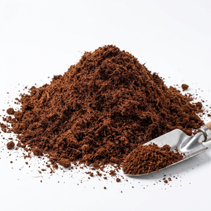 Poudre de coco peat haute teneur en EC pour le jardinage domestique - Vente en gros OEM disponible - Fournisseur indien pour les détaillants de coco peat - Product Image 1