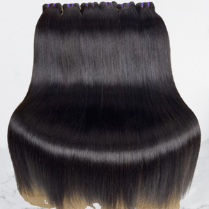 Long 26 Inch Straight Human Hair <b>Extensions</b> Thick Full Ends High Ratio Remy Hair - Product Image 1
