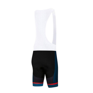 Cuissard de cyclisme pour homme blanc et noir avec bordures vertes – Tenue de performance pour le vélo - Product Image 3
