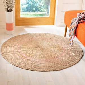 High Quality Eco Friendly Handwoven Rectangle Natural Jute <b>Round</b> Floor Mat Area Rug <b>Carpet</b> for Living Room Bedroom - Product Image 3