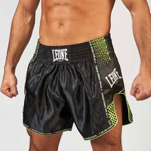 Shorts de Muay Thai al por Mayor de Fábrica, Pantalones de Boxeo Transpirables para Hombre y Mujer, Shorts Deportivos de Entrenamiento MMA - Product Image 4
