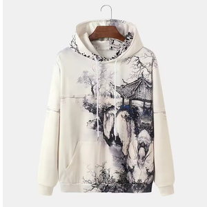 Regular Length Comfortable Fit Unisex Sublimation <b>Hoodie</b>-100% Cotton Winter <b>Lightweight</b> Print / New Arrival - Product Image 1