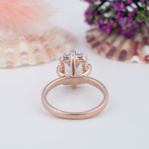 D Color 925 VVS Moissanite <b>Men's</b> Fashion <b>Ring</b> for Certified Prong Setting Sterling <b>Silver</b> Gift Jewelry - Product Image 3