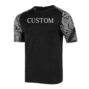 Maillot de football noir à manches courtes, uniforme d'entraînement, vêtements de sport, vêtements de football personnalisés, impression de vêtements de football, maillot de football - Product Image 2