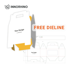 Cajas de Papel Impresas Personalizadas con Asa y Ventana para Café, Panadería, Donuts, Empaque para Llevar, OEM/ODM - Product Image 3