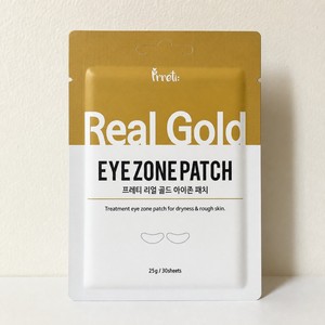 แผ่นมาส์กใต้ตา Prreti Real Gold Eye Zone Patch 30 แผ่น มาส์กใต้ตาเกาหลี ไฮโดรเจล บำรุงผิวรอบดวงตา ขายส่ง ผลิตภัณฑ์ดูแลผิว - Product Image 3