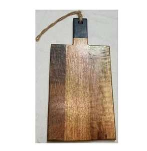 Planche à découper en bois poli, faite à la main, pour couper le fromage, la viande, les fruits, planche à découper et à charcuterie, accessoires de cuisine - Product Image 3