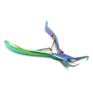 Kit de pinces pour extensions de cheveux en métal couleur arc-en-ciel, installation et retrait professionnels, kit de pinces pour extensions de cheveux en acier inoxydable - Product Image 2