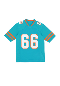 เสื้ออเมริกันฟุตบอลแบบโอเวอร์ไซส์ พร้อมสกรีนชื่อและหมายเลขแบรนด์ของคุณเอง พิมพ์ลายปี 2026 ผ้าโพลีเอสเตอร์ 100% เนื้อผ้านุ่ม - Product Image 3