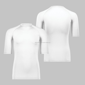 Camiseta de compresión deportiva para correr para hombre con sublimación de gimnasio de poliéster de alta calidad - Product Image 3