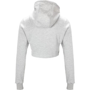 Sweat à capuche court gris pour homme, pull en polaire 100% coton, impression numérique, manches longues, décontracté, automne-hiver - Product Image 4