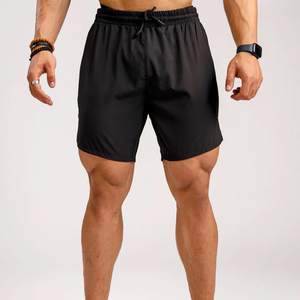 Pantalones Cortos Deportivos para Hombre, 100% de Alta Calidad, para Entrenamiento, Gimnasio, Transpirables, de Secado Rápido, Ligeros, con Tela Elástica - Product Image 1