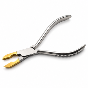 Pince à sertir les anneaux de perles, à mâchoires en laiton, outil de pose et de réparation de bijoux ZetomedPro - Product Image 1
