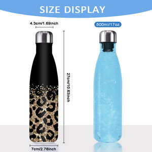 Botella de Agua Deportiva Personalizada, Reutilizable, Portátil, de Doble Pared, de Acero Inoxidable, Tipo Cola, para Viajes - Product Image 3