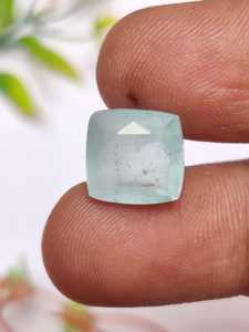 Piedra Preciosa de Aguamarina Natural con Corte Cojín, Piedra Suelta de Primera Calidad para Joyería, Excelente Grado Raro, Certificada por Terceros, Color Azul - Product Image 5