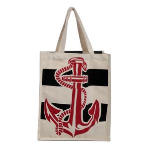 ถุงผ้าแคนวาสพิมพ์ลายสมอเรือเป็นมิตรกับสิ่งแวดล้อมกระเป๋าจับเทปแฟชั่นที่กำหนดเองได้ของขวัญวันเกิดที่ใช้งานได้หลากหลายทำช้อปปิ้งทุกวัน - Product Image 2