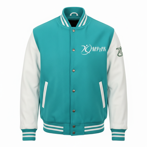 Vêtements de style américain haut de gamme avec doublure matelassée et manches contrastées, vente en gros, style américain original - Product Image 1