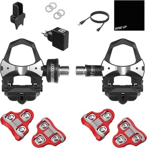 Medidor de Potencia D/U/O de Venta Caliente con Pedal Lateral de Sensor Único, con Tacos Rojos y Accesorios de Carga - Product Image 2