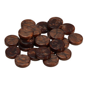 Resin Crafts Hot Selling Factory <b>Cheap</b> Price Wholesale Custom Checkers Pieces <b>Set</b> Backgammon Chess Board Games - Product Image 1