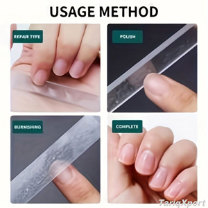 Professional Transparent Straight Pattern Nano Crystal Glass <b>Nail</b> <b>Shiner</b> <b>Nail</b> Polisher & <b>Buffer</b> File for <b>Nail</b> Care - Product Image 3