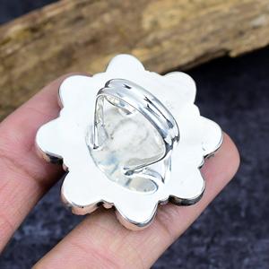 Natural Spiny Oyster Turquoise Ring Artisan Sterling Silver Floral Gemstone Jewelry Anniversary <b>Gift</b> for Women - Product Image 2