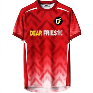 เสื้อฟุตบอลตาข่ายโพลีเอสเตอร์สำหรับผู้ชาย จากสต็อกสินค้าเกินจำนวนของบังกลาเทศ - Product Image 3