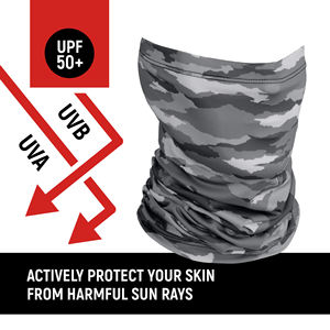 Cache-cou en polyester de qualité supérieure, séchage rapide, évacuation de l'humidité, pour la pêche et le cyclisme en extérieur, tube respirant, protection UV, cache-cou balaclava - Product Image 4