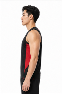 Camiseta sin mangas de punto transpirable de alta calidad, ecológica, de secado rápido, informal, para hombre, estilo hip hop, a la moda, nueva, al por mayor - Product Image 4