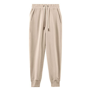 Pantalon de jogging décontracté pour homme, taille élastique, poches latérales, tricoté, poids moyen, pour l'automne - Product Image 6