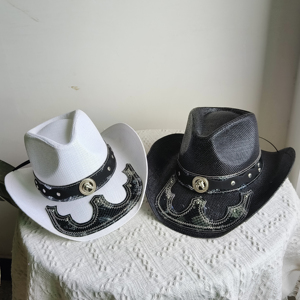 Quick-Dry Western Cowboy <b>Hat</b> American Export Style Travel 100% Polyester <b>Summer</b> Casual Fashionable Gear Built - Product Image 3