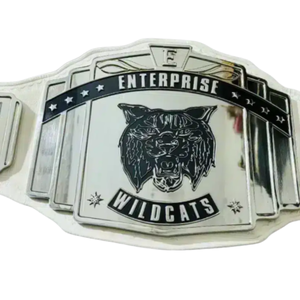Cinturón de Campeonato Enterprise Wildcats, Cinturón de Lucha Libre Personalizado con Diseño Único y Logotipo E, Calidad Premium, Regalo Personalizable - Product Image 5
