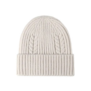 Gorros de punto para hombre de primera calidad, suaves y cálidos para el invierno, material suave, gran venta, gorros de punto con logotipo personalizado. - Product Image 1